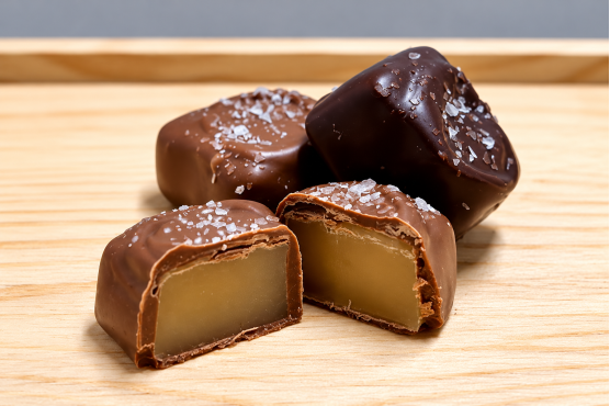 Salted Chocolate Caramels